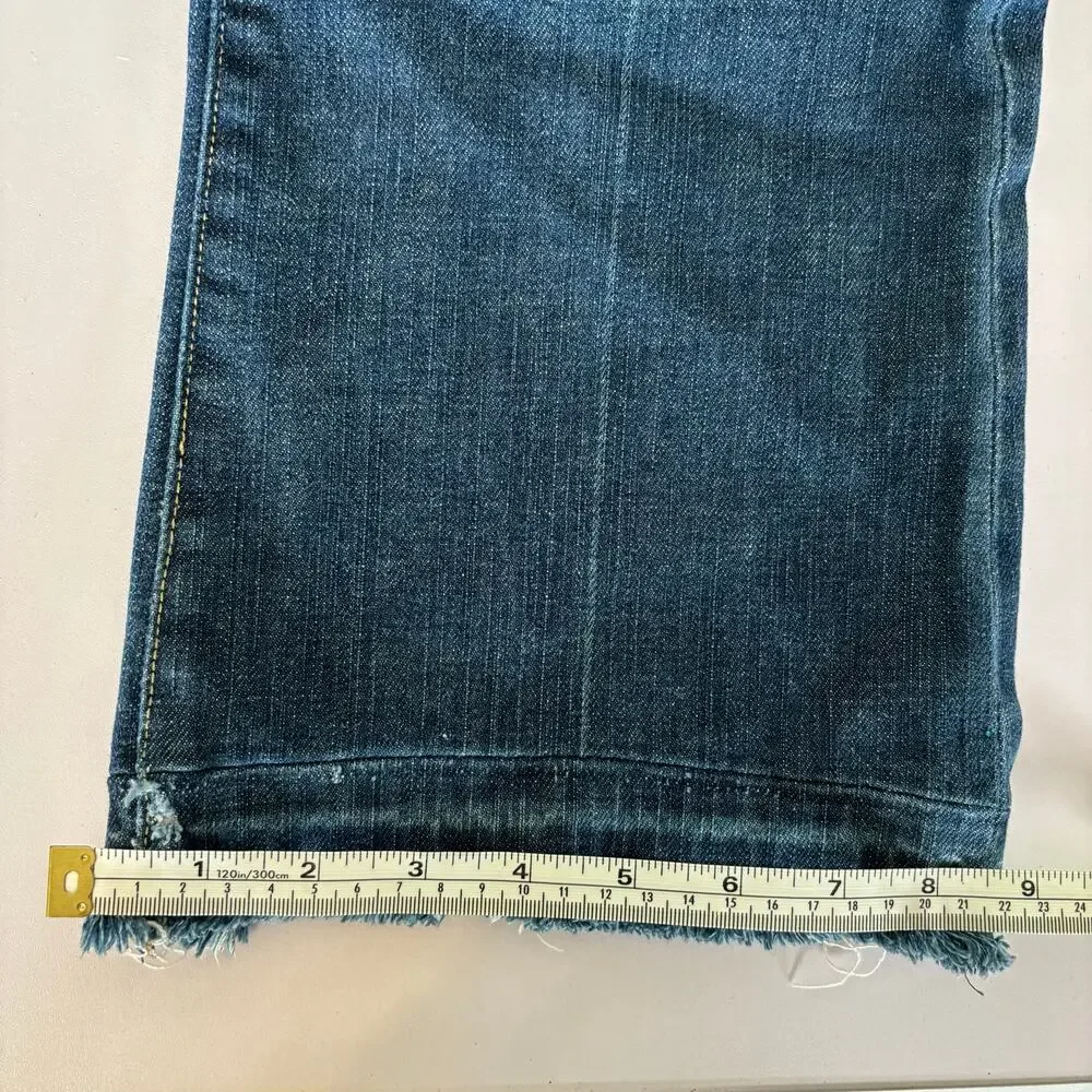 Citizens of Humanity Elle Low Waist Bootcut Distressed Jeans Size 28